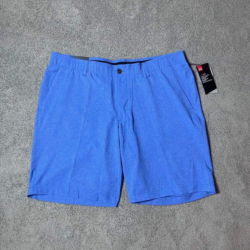 Under Armour UA Flat Front Showdown Vented Golf 10" Inseam Shorts Men's 40